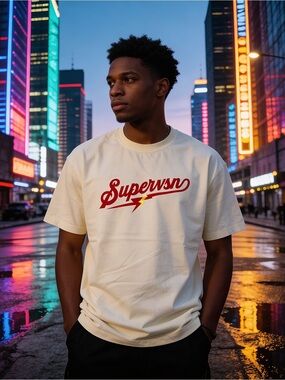 Supervsn Studios ‘Voltage’ Graphic Logo T-Shirt